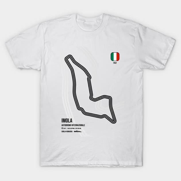 Emilia Romagna Race Track T-Shirt by RaceCarsDriving